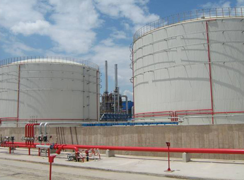 Storage tank fire pipeline in chemical industry - jinzhou port petrochemical co